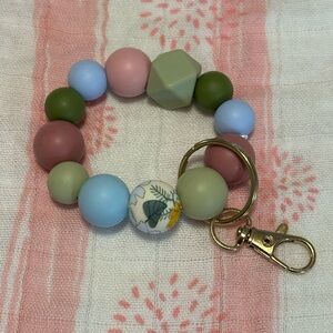Colorful Beaded Keychain / Bag Charm